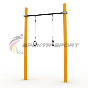 Купить Турник классический для занятий Воркаут с кольцами SP WRK-07 + Rings_76mm в Судогде 