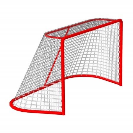 Купить Сетка хоккейная на ворота 1,22мх1,83мх0,5мх1,15м, нить 2,6 мм, безузловая в Судогде 