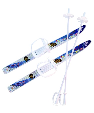 Купить Комплект лыжный детский Лыжики-пыжики с палками в Судогде 